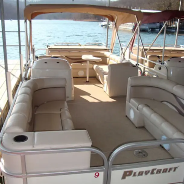 Rent this pontoon boat at Lost Bridge Marina on Beaver Lake in NW Arkansas